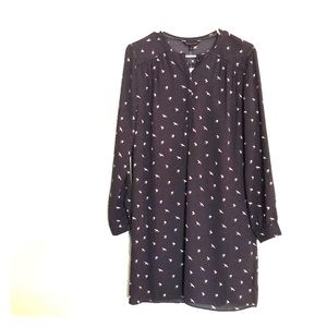 New! Banana Republic long sleeved dress